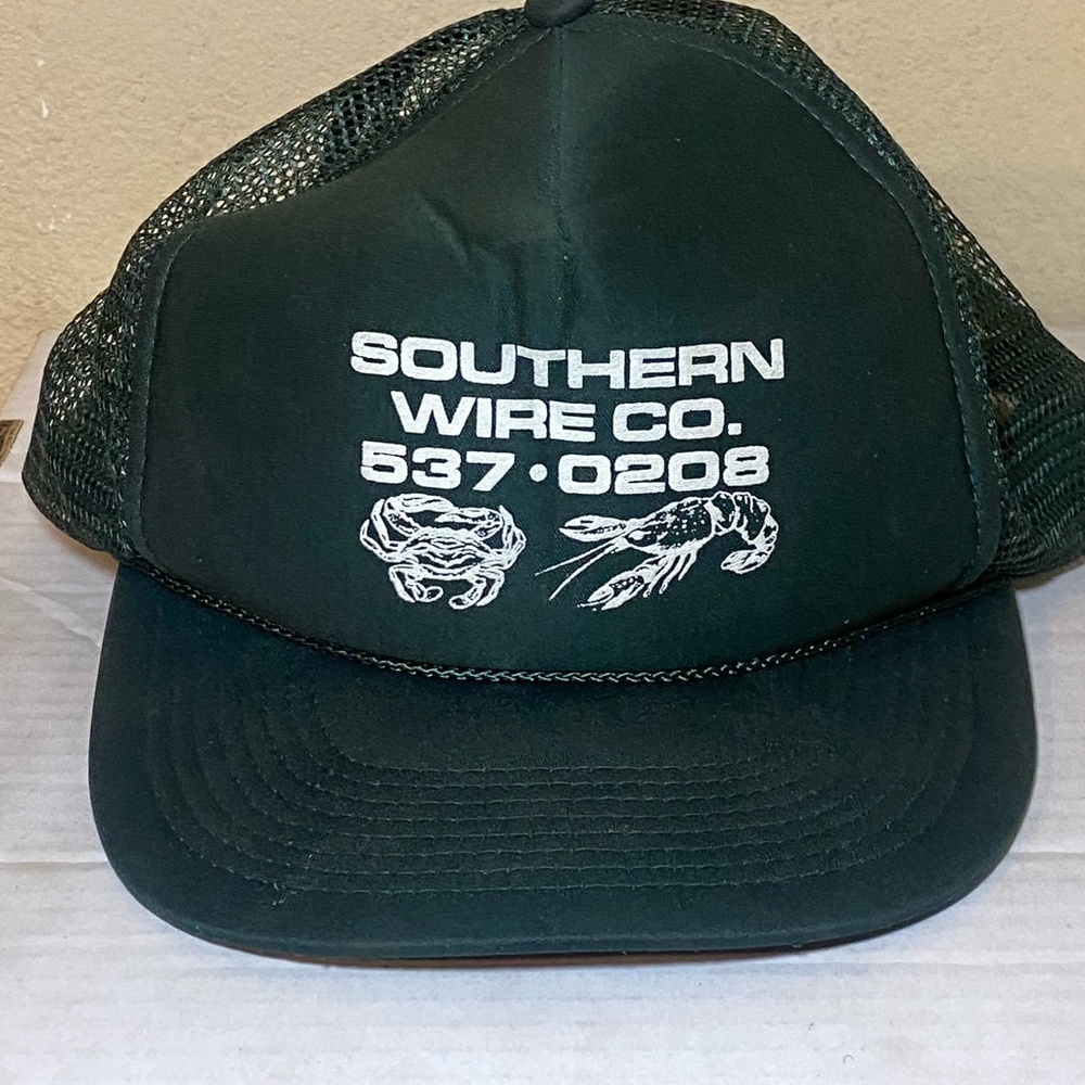 Southern Wire Co. Black Trucker Hat